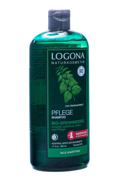 LOGONA Essential Shampoo Nettle 500ml for All Hair Types