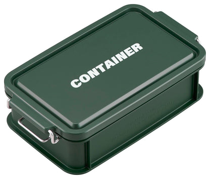 OSK Container Lunch Box with Dividers 750ml Green Made in Japan