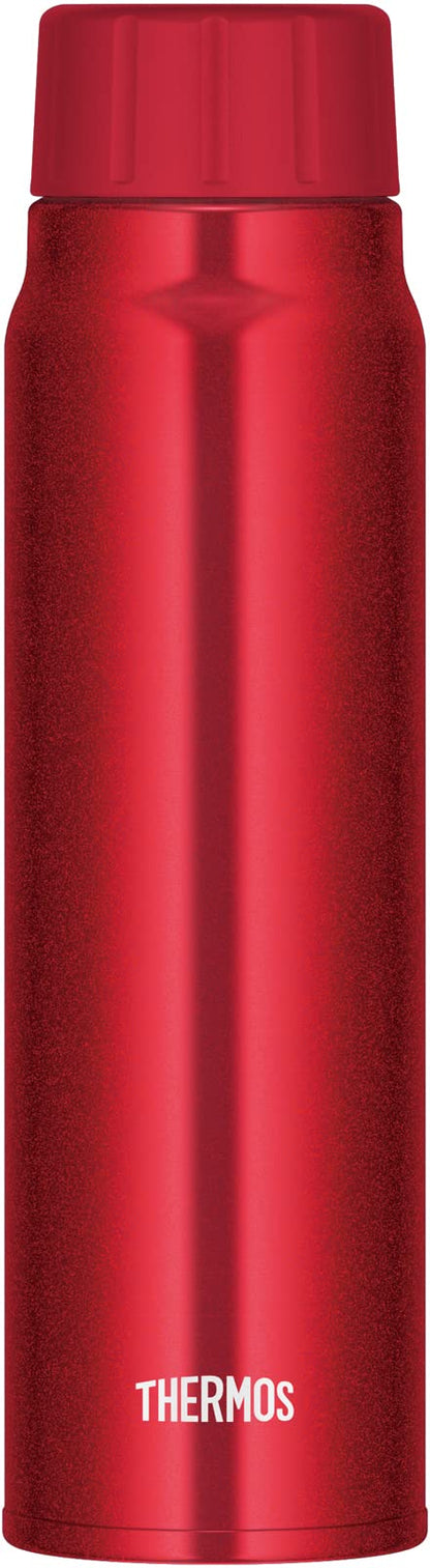 THERMOS Insulated Carbonated Beverage Bottle 500ml Red