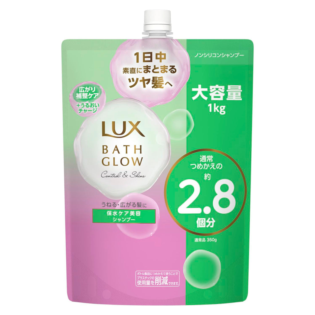 LUX Bath Glow Control and Shine Shampoo Refill 1000g