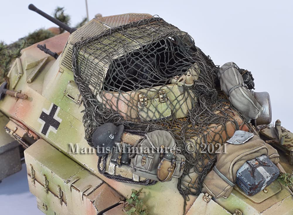 Mantis Miniature Vehicle Accessories Camouflage Mesh Scale Model Parts