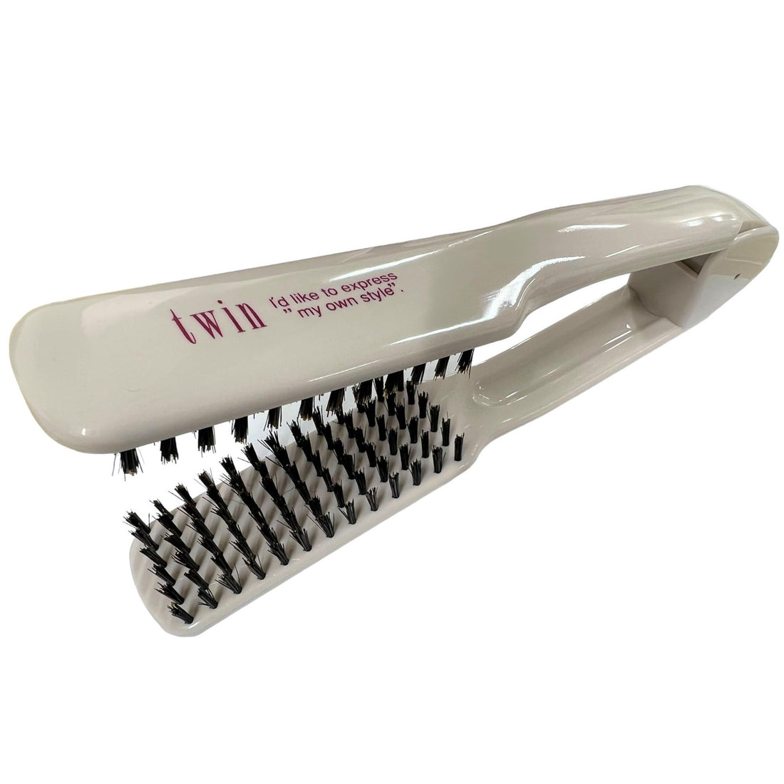 Oosakaburashi Twin Straight Brush for Effortless Styling