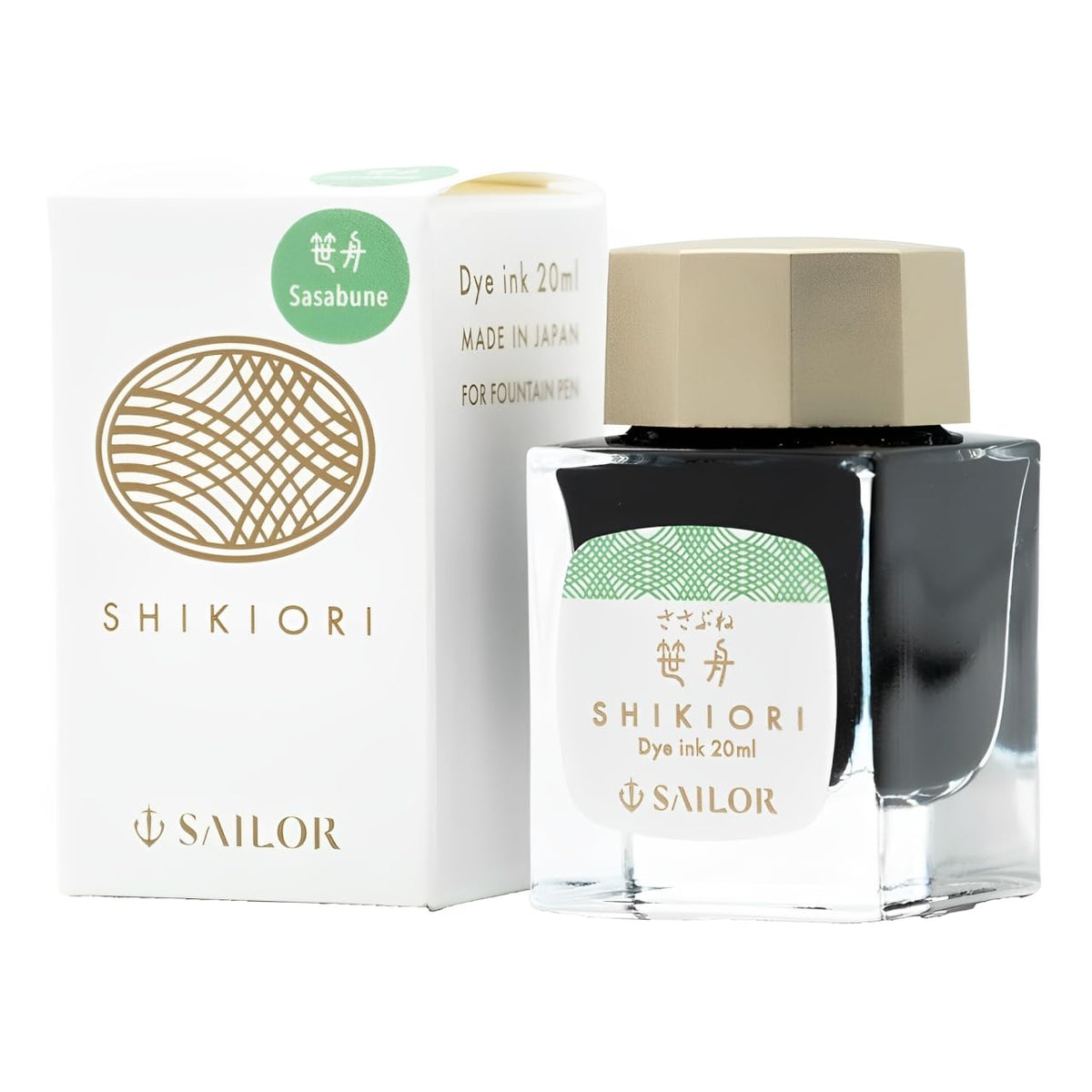 Sailor Fountain Pen Ink SHIKIORI Grass Play 20ml