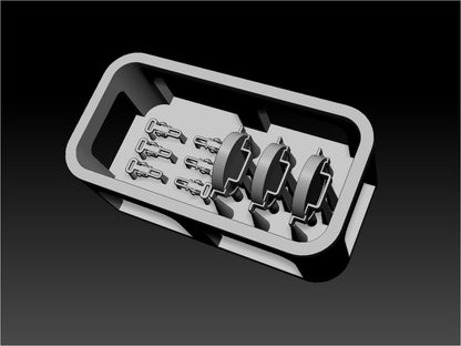 BSK Model 1/35 German Panther Tank Cleaning Rod Case Model Parts