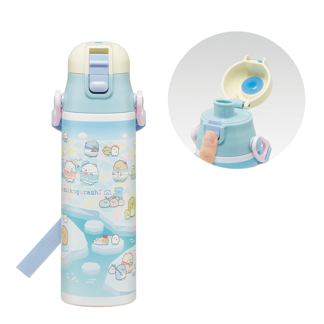 Skater Kids Stainless Steel Water Bottle 580ml for Girls