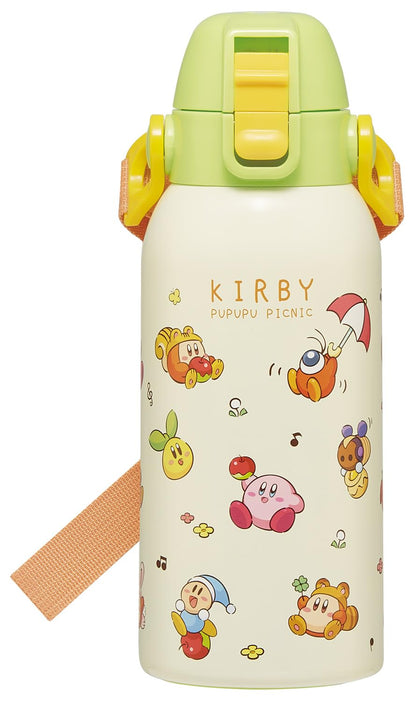 Skater Kids Water Bottle 600ml Featuring Kirby for Picnics