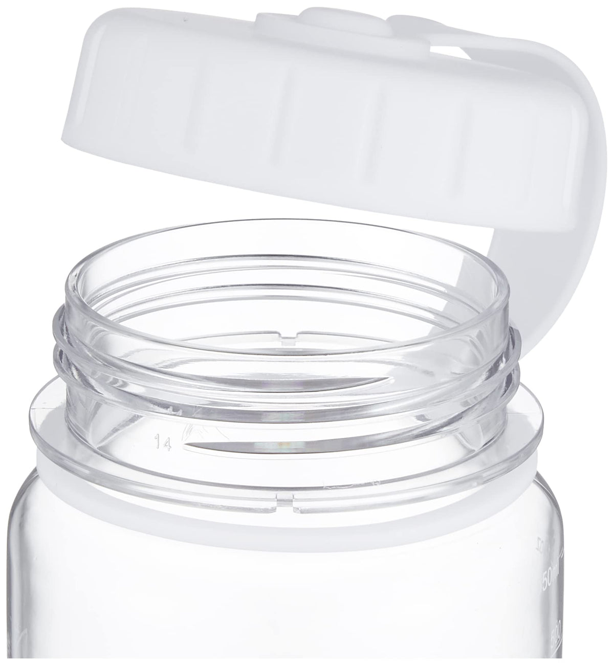 CAPTAIN STAG Water Bottle 550ml with Rice Measurement White