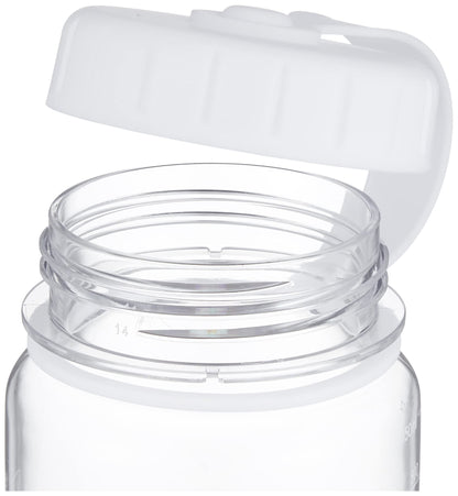 CAPTAIN STAG Water Bottle 550ml with Rice Measurement White