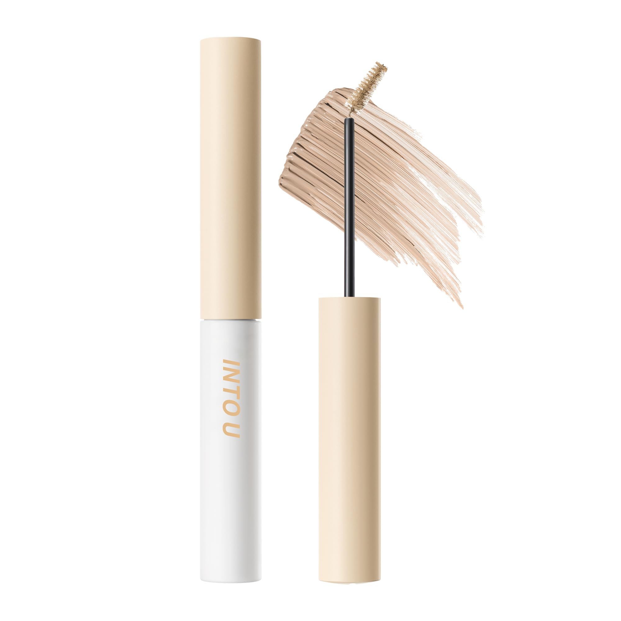 INTO U Eyebrow Mascara with Functional Brush for Sweat Resistance