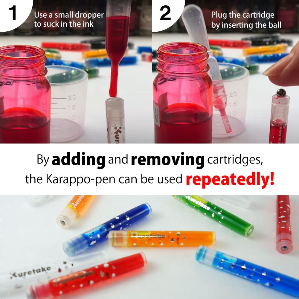 Kuretake Empty Pen Container for Fine Brush Cartridge ECF160-601