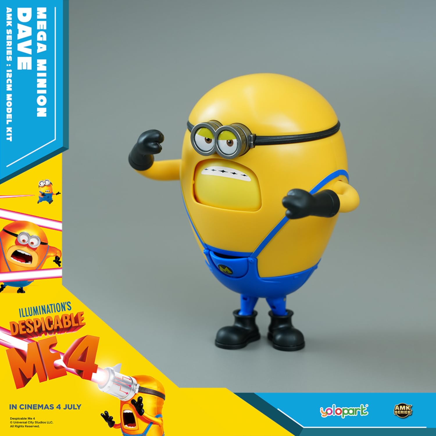 DOYUSHA Mega Minion Dave PVC Figure 6 Inch Collectible Toy