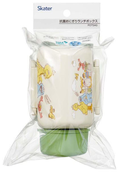 Skater Triangle Rice Ball Lunch Box with Antibacterial Features