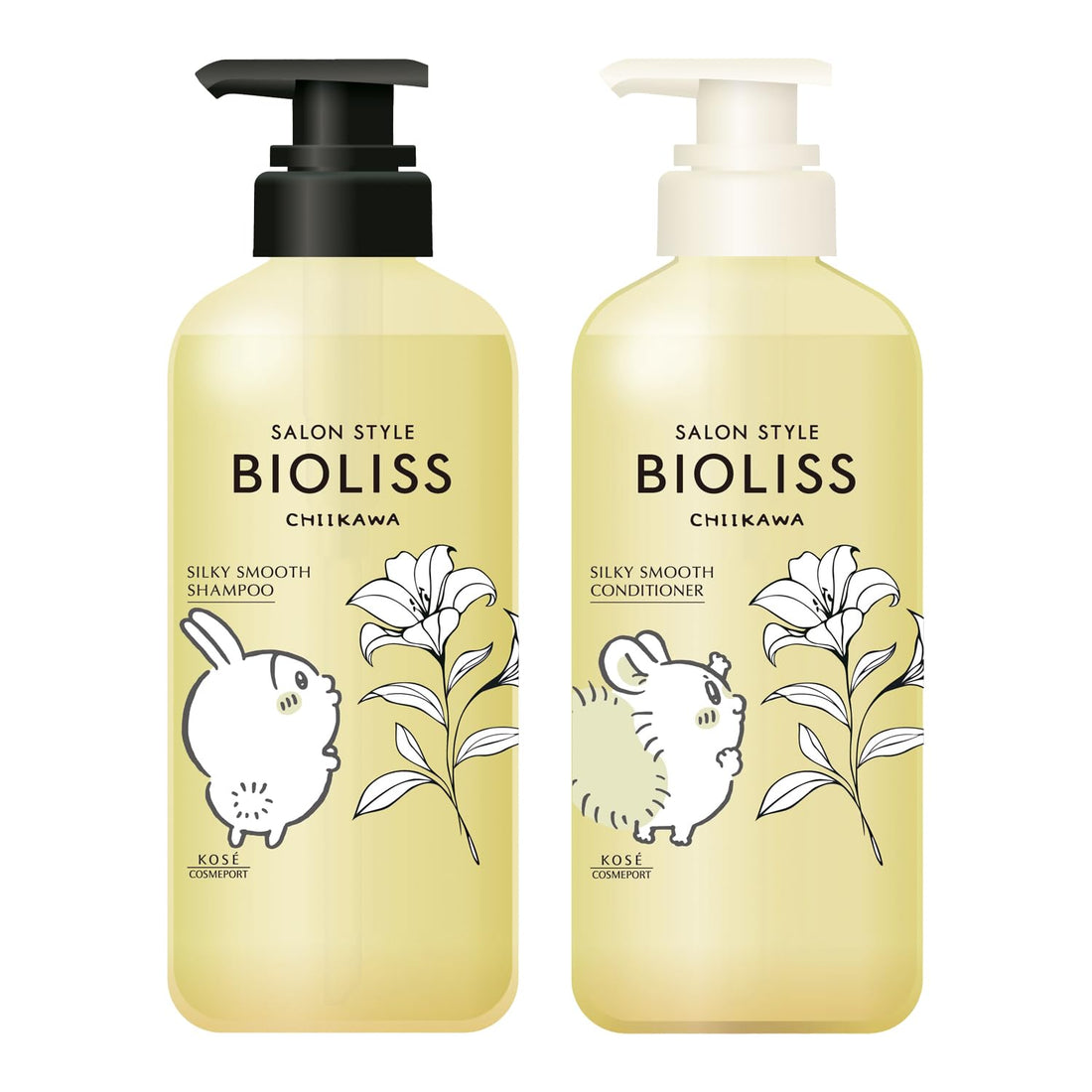 SALON STYLE Biolis Fleur Syrup Chikawa Design Pump Set Silky Smooth