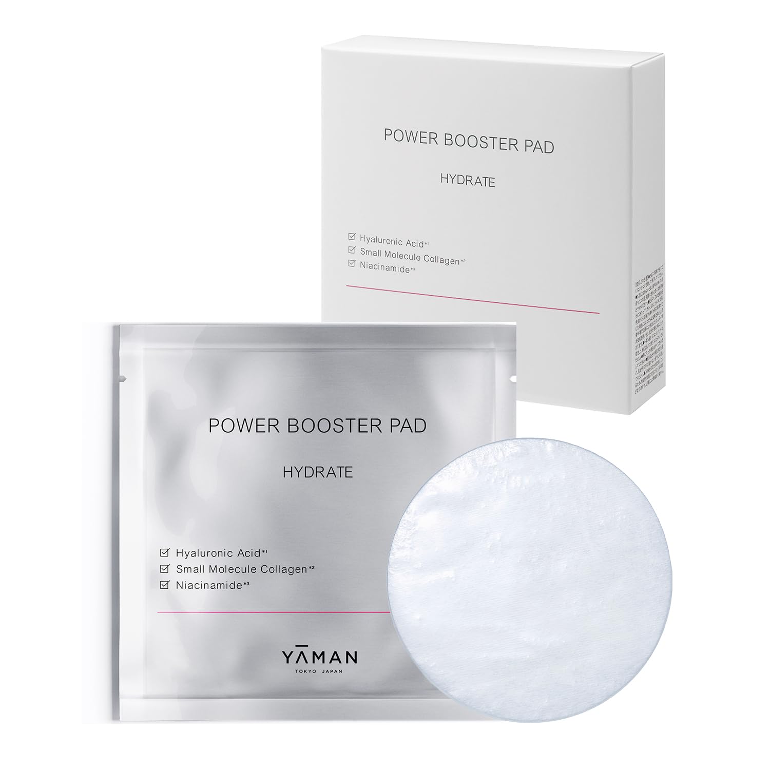 Ya-man Hydrating Toner Pads 15 Count for Japanese Skincare