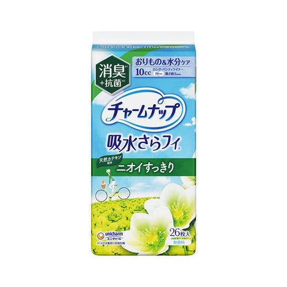 Charm Nup Absorbent Saranup Long Fragrance-Free Liners 19cm 26 Count