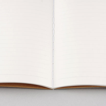 MUJI B5 Notebook with 6mm Ruled Lines Beige 30 Sheets