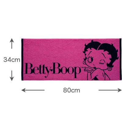 Inukaitaoru Betty Boop Face Towel Pink Face for Daily Use