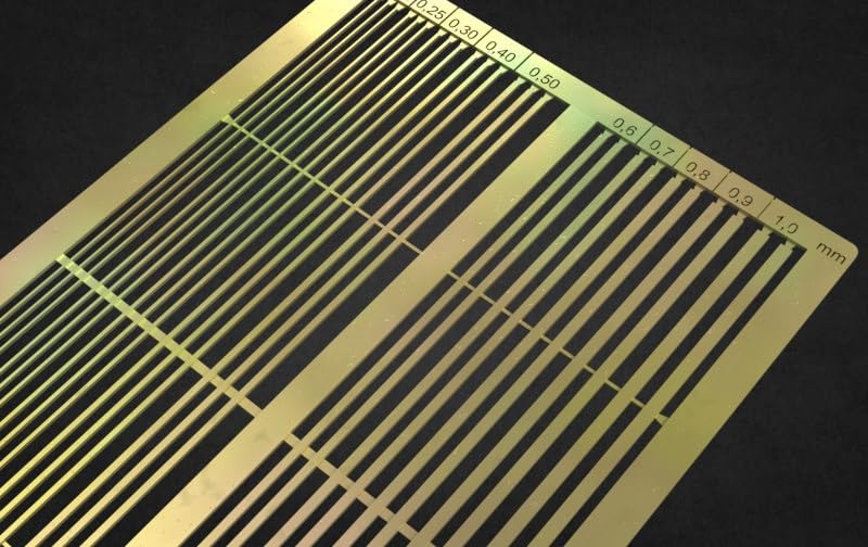 Masomodel General Purpose Etching Thin Strip Sheet C 0.2-1mm Length