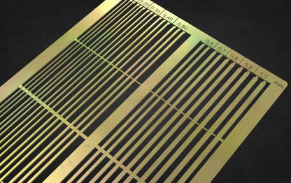 Masomodel General Purpose Etching Thin Strip Sheet C 0.2-1mm Length