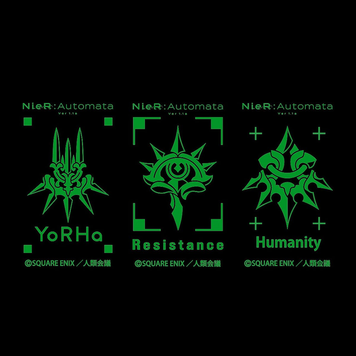 Groove Garage NieR:Automata Ver1.1a High-Gloss Smartphone Sticker Set