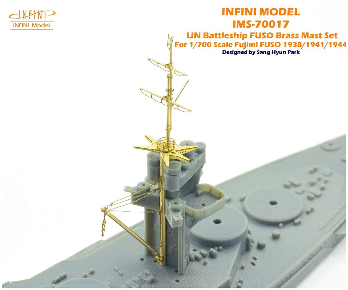 Infini Model 1/700 Scale Parts Set for Japanese Navy Battleship Fusō