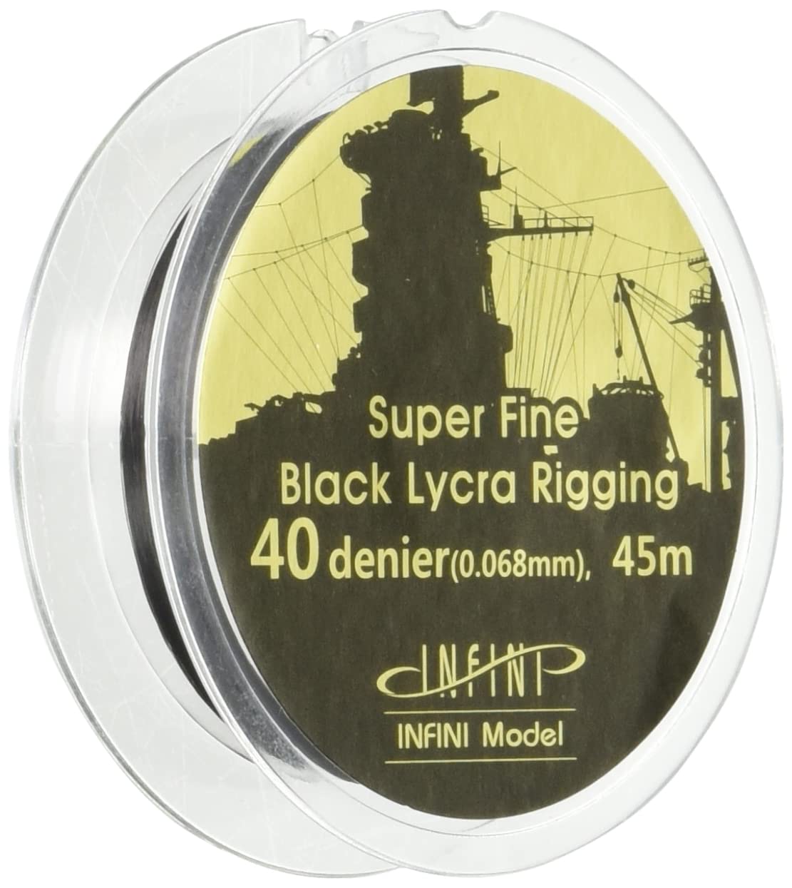 Infini Model Super Fine Rigging 0.068mm Black Model Parts