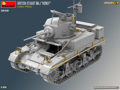 Miniart 1/35 Scale Model British Stuart Mk.1 Honey Early Production Kit