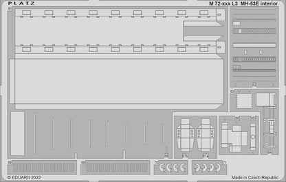 PLATZ 1/72 MH-53E Sea Dragon Detail Parts for Model Kits