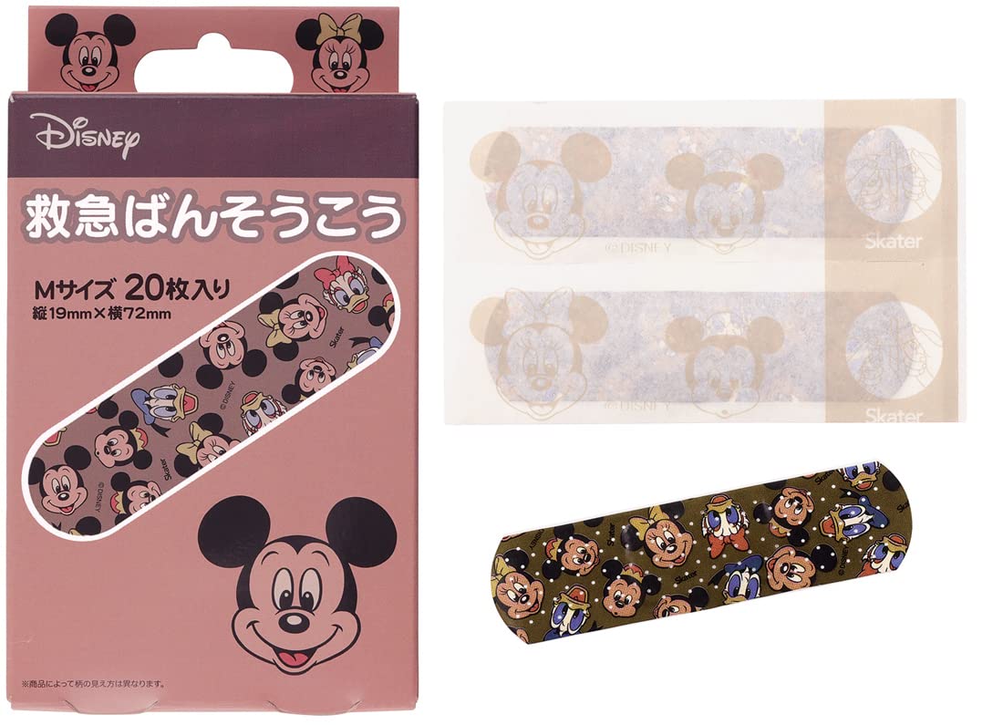 Skater Disney Mickey Mouse and Friends Bandages 20 Count