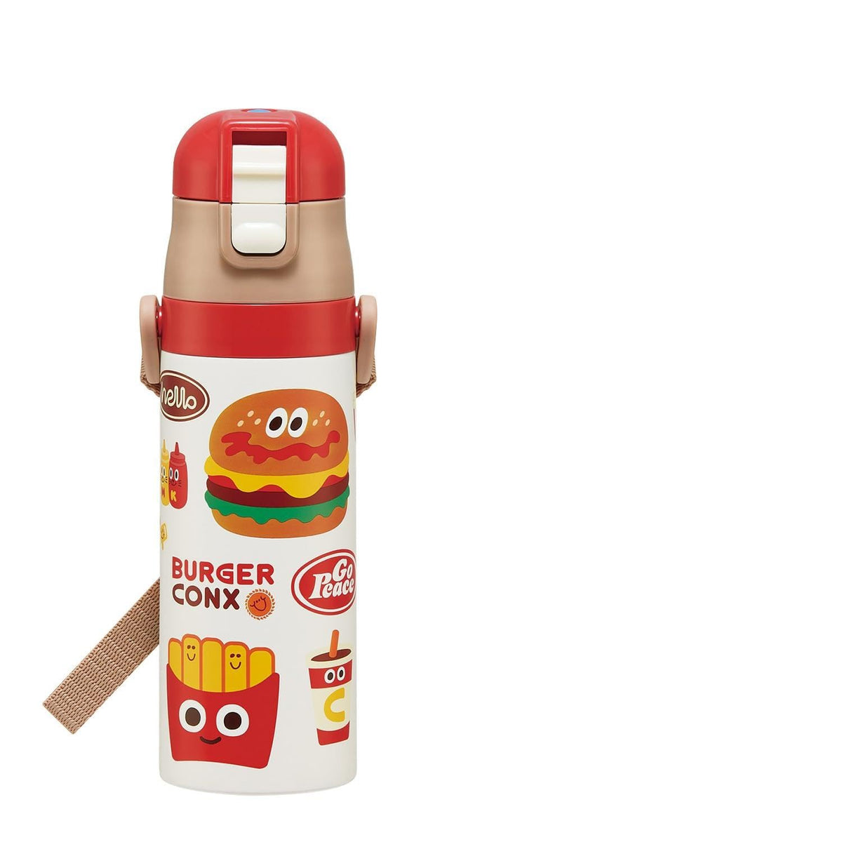 Skater Kids Water Bottle 470ml Lightweight Stainless Steel