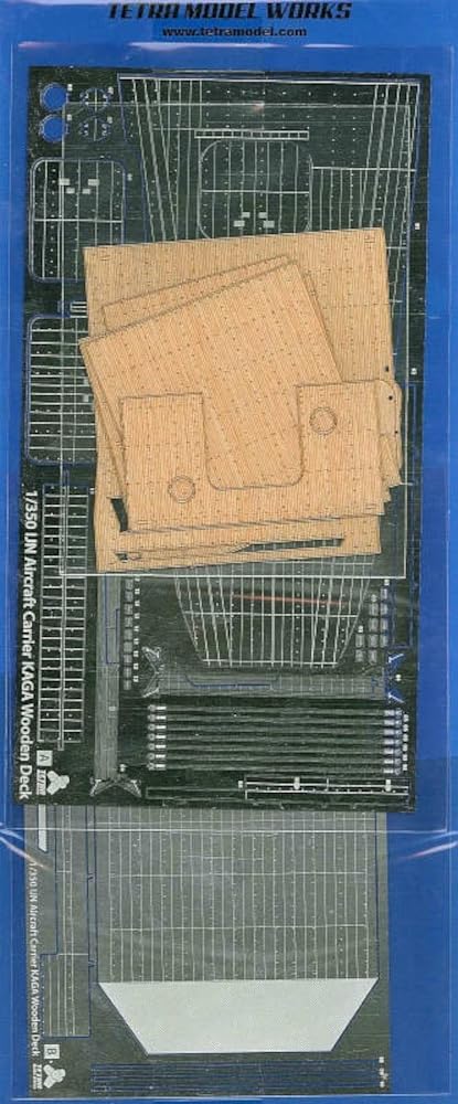 Tetra Model Works 1/350 Scale Aircraft Carrier Kaga Wooden Deck Parts Set
