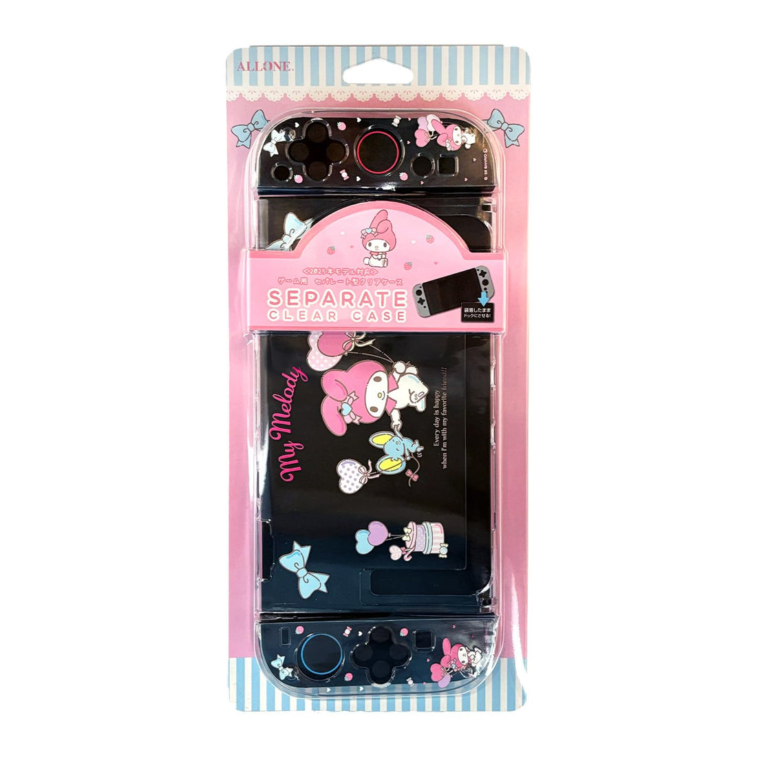 ALLONE Game Clear Case for Nintendo Switch My Melody 12x2x28cm