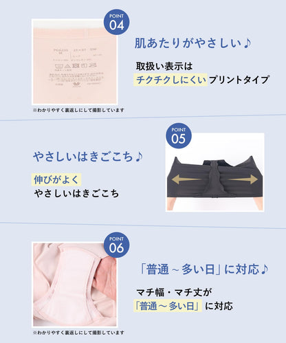 GOCOCi Sanitary Shorts with Enhanced Comfort for Everyday Use
