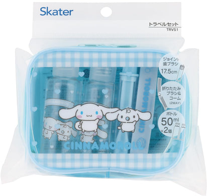 Skater Travel Set with Toothbrush, Comb, Pouch, and Bottle