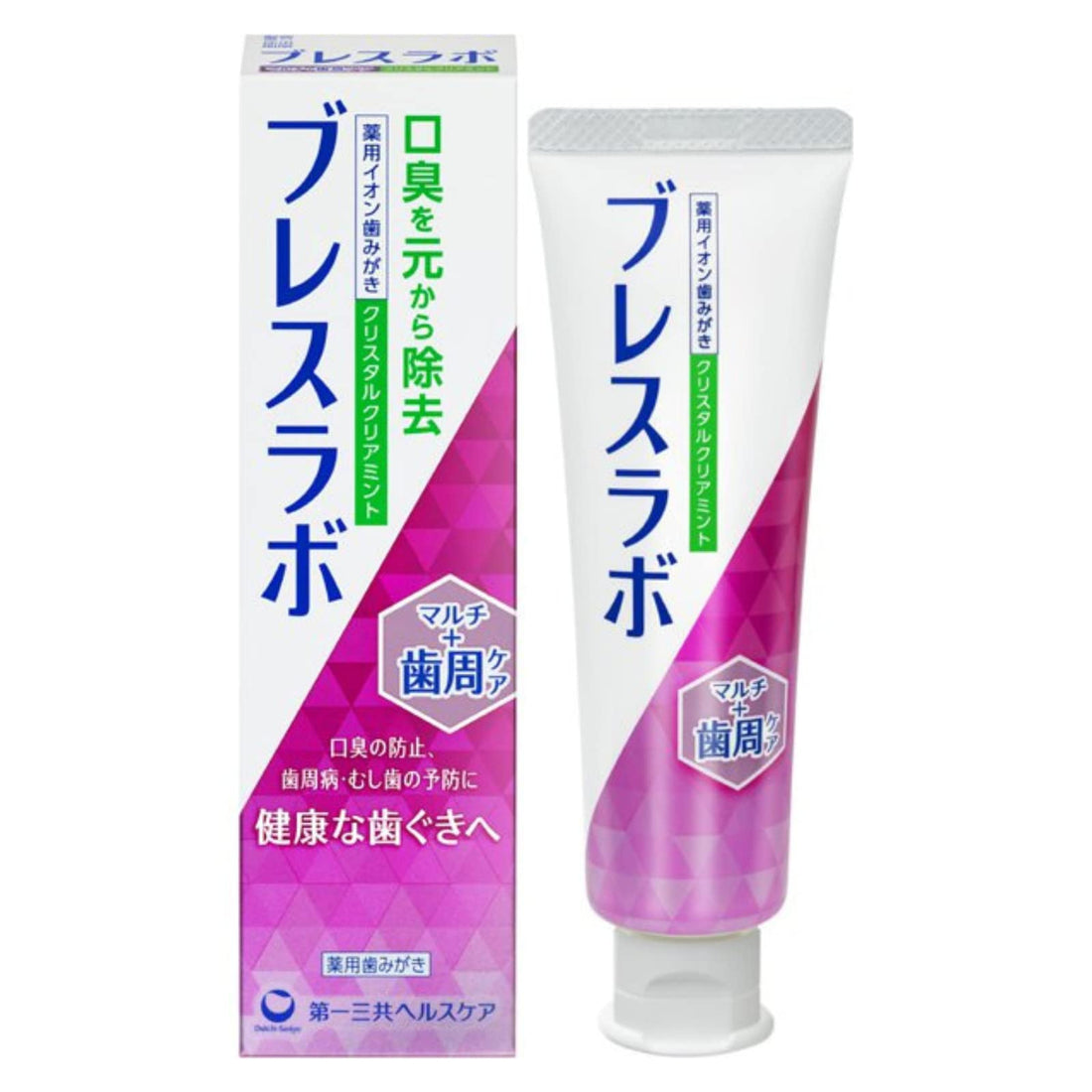 Breslabo Multi Plus Oral Care Toothpaste Crystal Clear Mint 90g