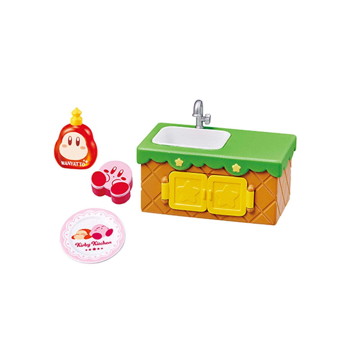 RE-MENT Kirby Hungry Kirby Kitchen Collectible Figure Set