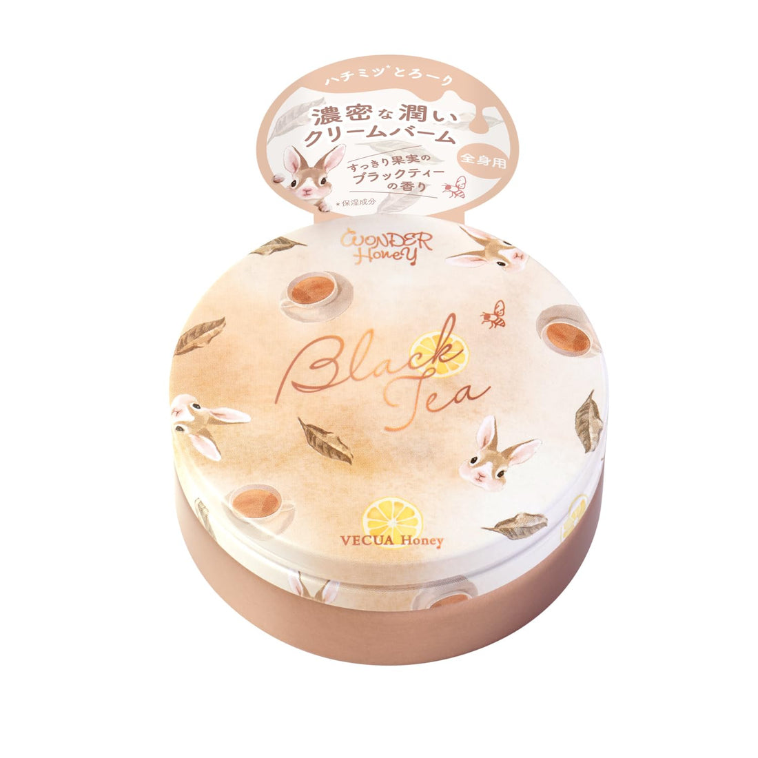 VECUA Honey Wonder Honey Cream Balm Black Tea Fruit Blend 50g