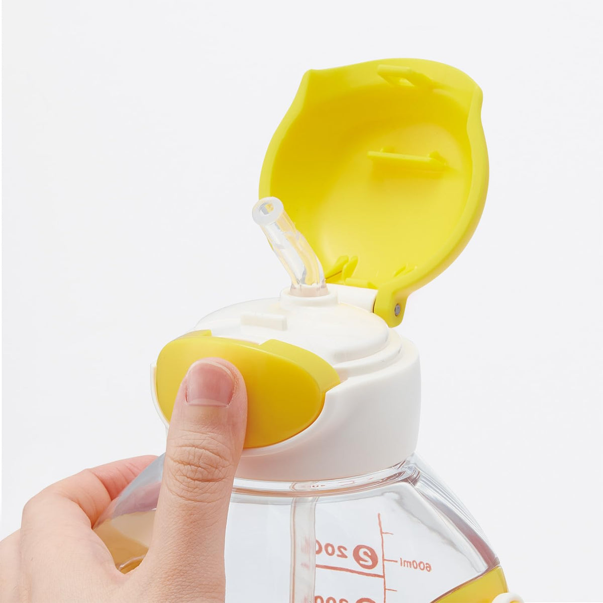 Skater One-Push Straw Bottle with Shoulder Belt 780ml for Kids