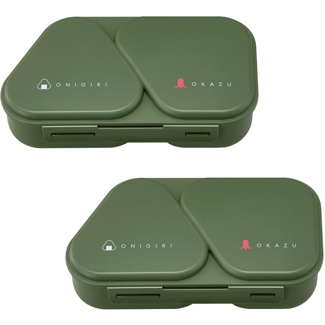 OSK Onigiri Lunch Case Set 465ml Japanese Bento Box for Easy Meals