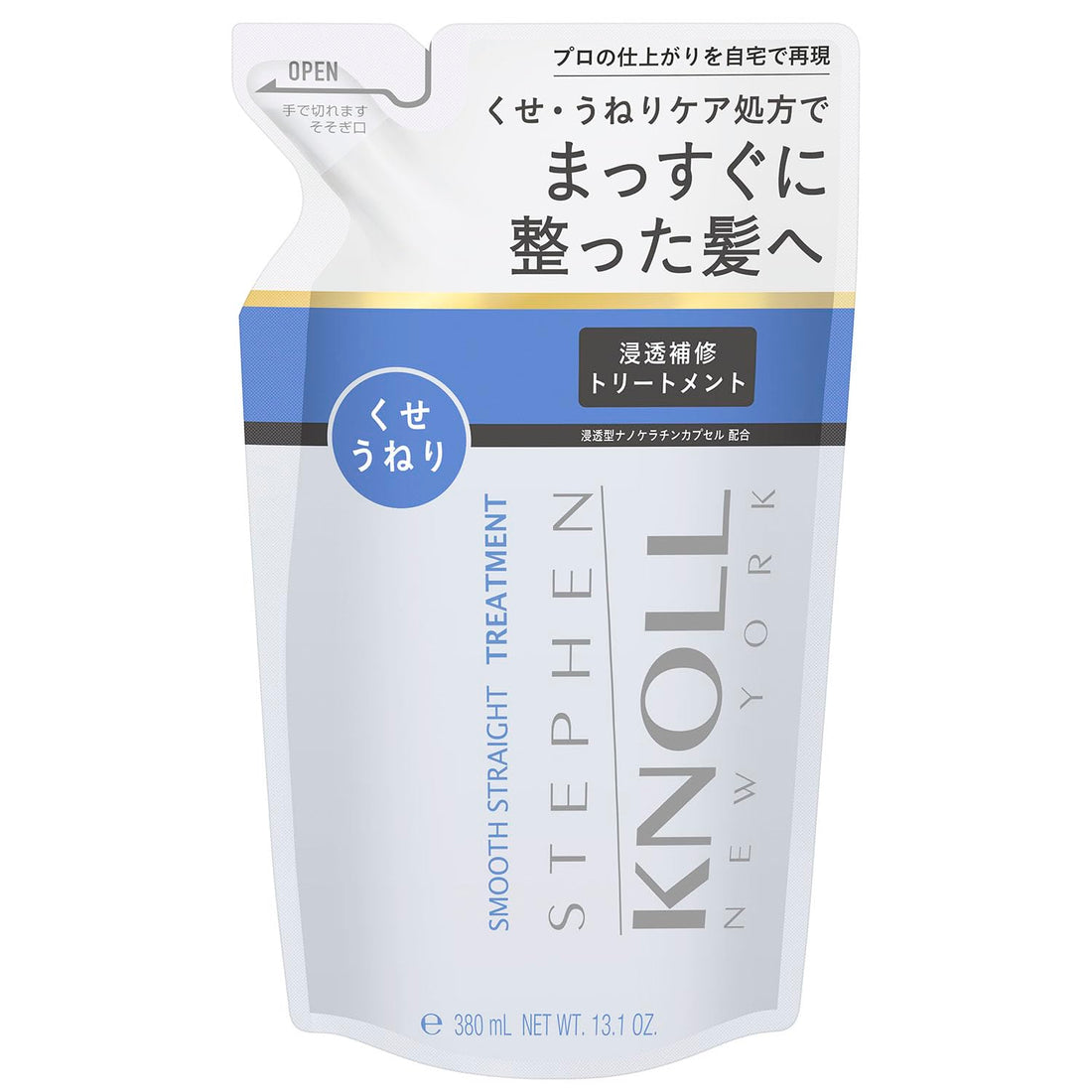 STEPHEN KNOLL Smooth Straight Treatment Refill 380mL for Frizz Control