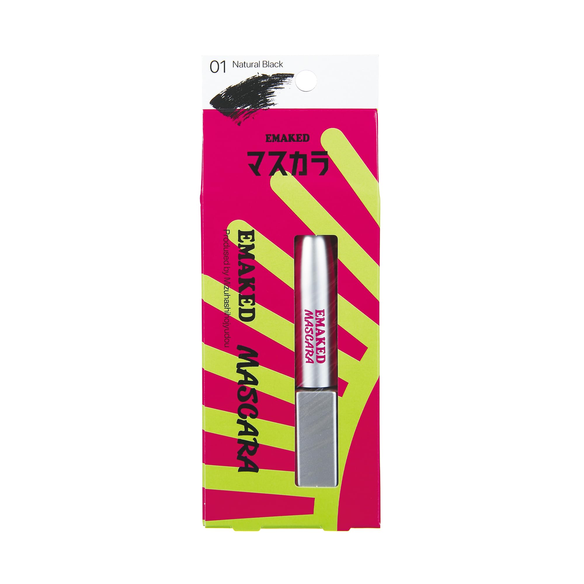 EMAKED Natural Black Mascara for Effortless Volume and Definition