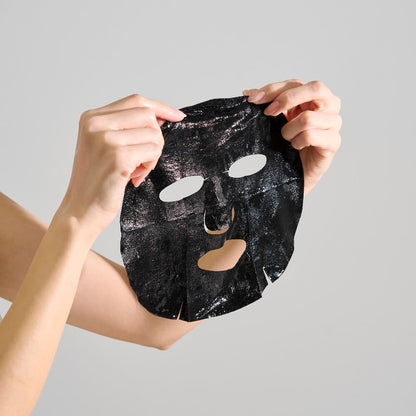 ALFACE Pure Black Face Mask for Pore and Oil Care 1 Sheet