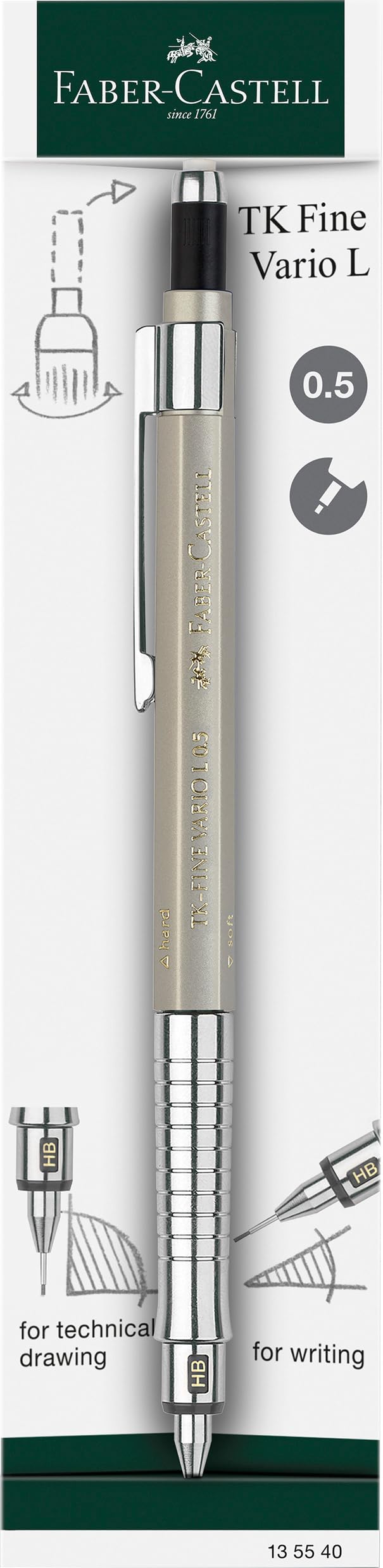 Faber-Castell 0.5mm Champagne Gold Mechanical Pencil