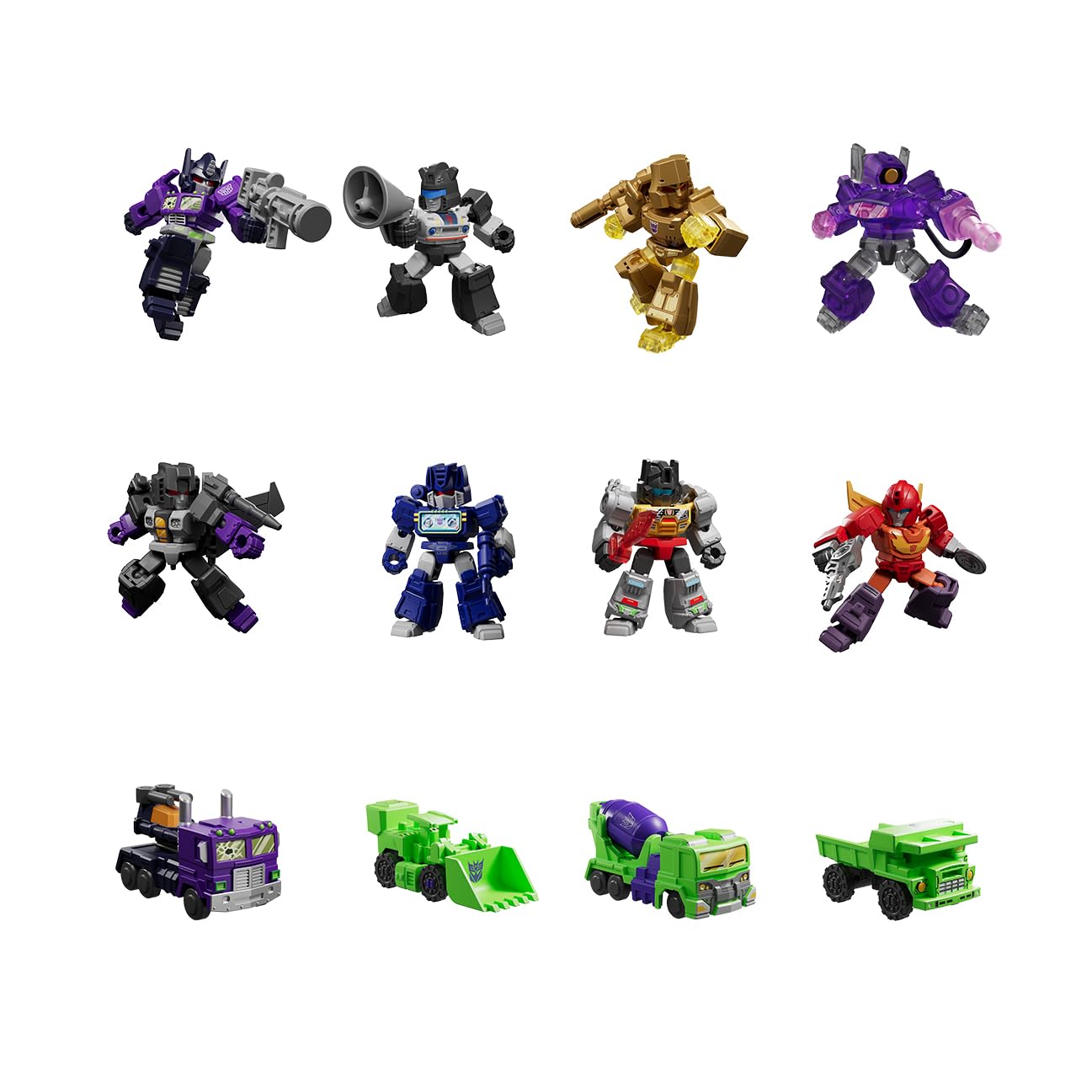 Blokees Transformer 71301 DV03 Heavy Metal War Trading Model Kit 12 Pack
