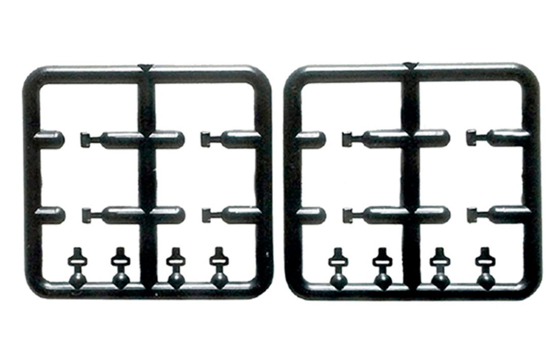 ASUKAMODEL 1/24 Miniature Spice Series Seatbelt Set Black