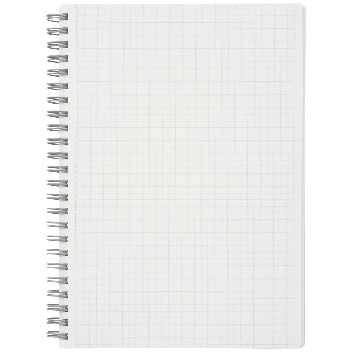 Maruman A5 Utoka Ring Notebook with 4mm Grid Light Blue