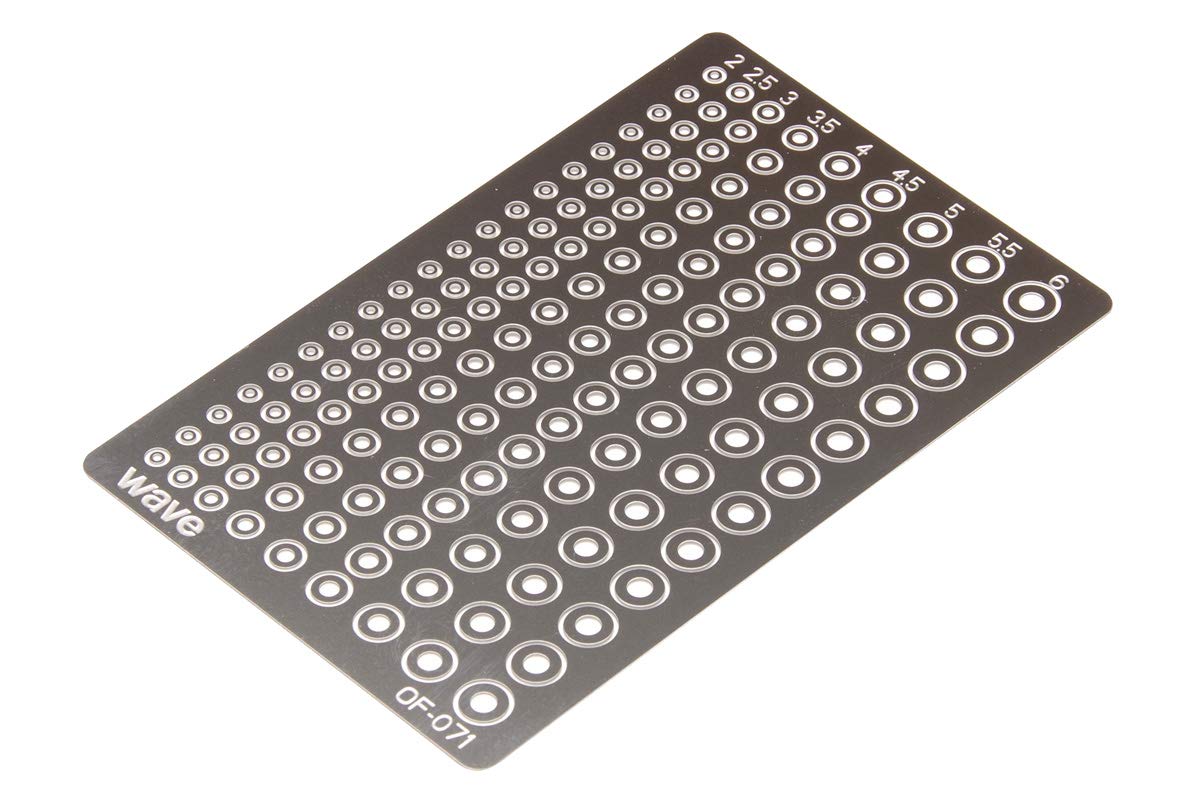 Wave Basic Etching Round 1 Model Parts for Precision Crafting