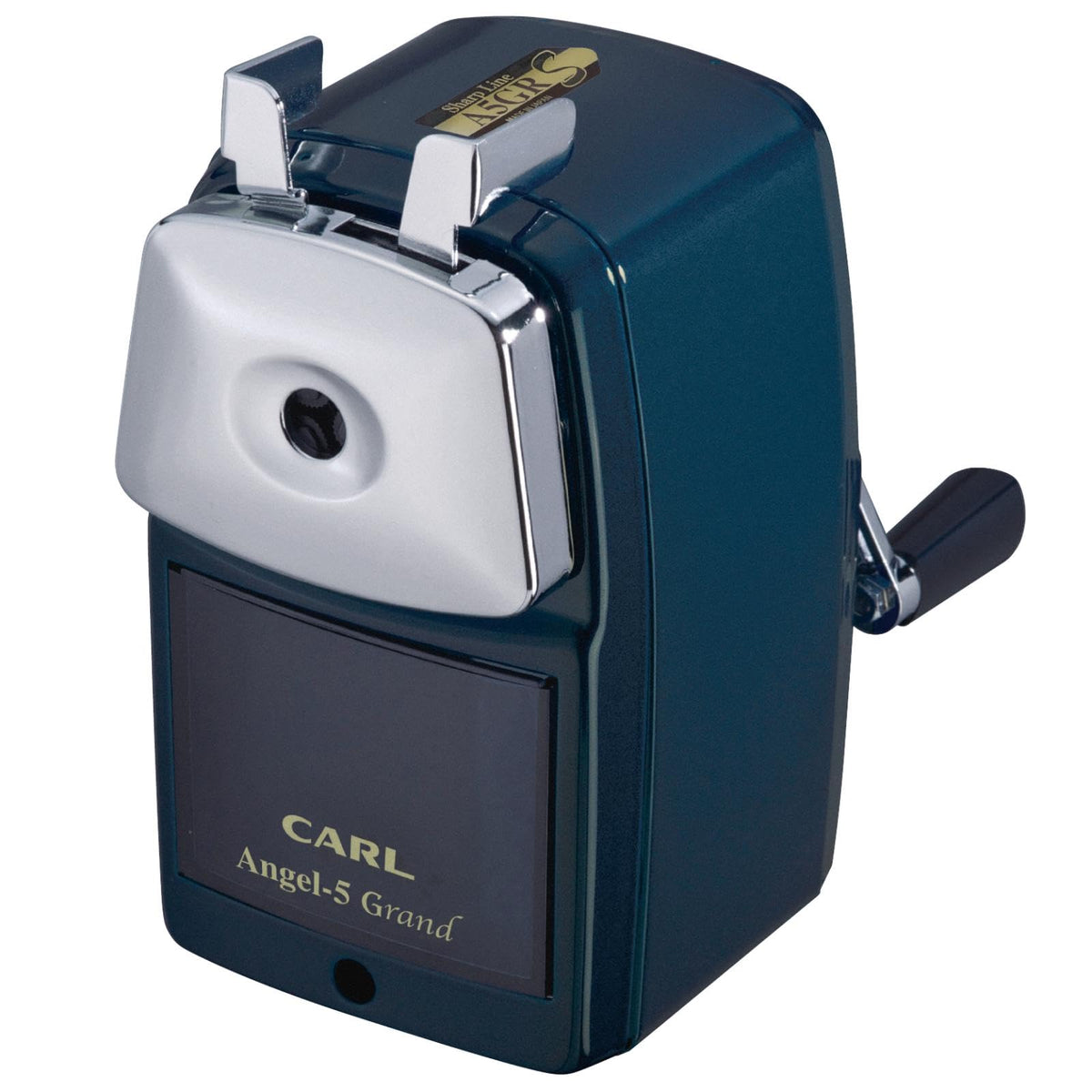 CARL Angel 5 Grand Sharp Blue Manual Pencil Sharpener with Adjustable Tip