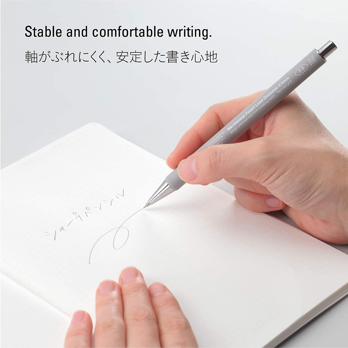 Nitoms STALOGY Mechanical Pencil 0.5mm Gray for Precise Writing