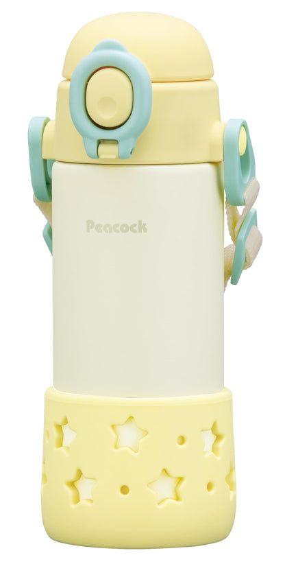 Peacock Baby Bottle 400ml with Straw and Dishwasher Safe Design